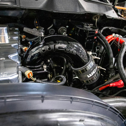Wehrli 03-07 Cummins 5.9L D/S 3.5in. Intake Horn IC Pipe - Candy Teal
