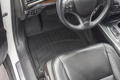 WeatherTech 14-20 Acura MDX 1st Row Front FloorLiner HP - Black