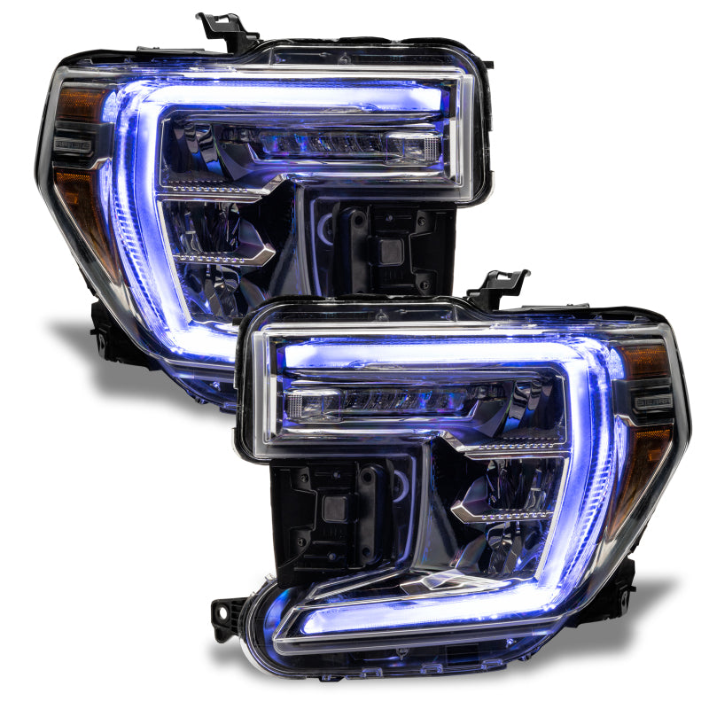 Oracle 19-21 GMC Sierra 1500 RGB+W Headlight DRL Upgrade Kit - ColorSHIFT