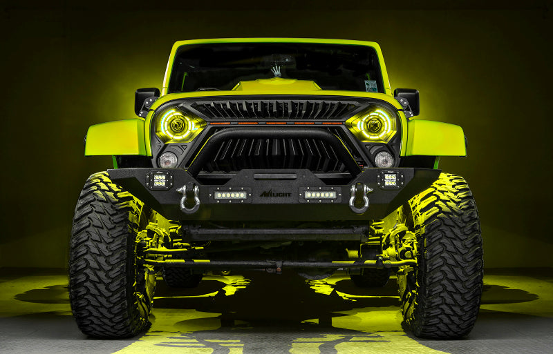 ORACLE Lighting 0718 Jeep Wrangler JK Oculus 7in ColorSHIFT Bi-LED Projector Headlights