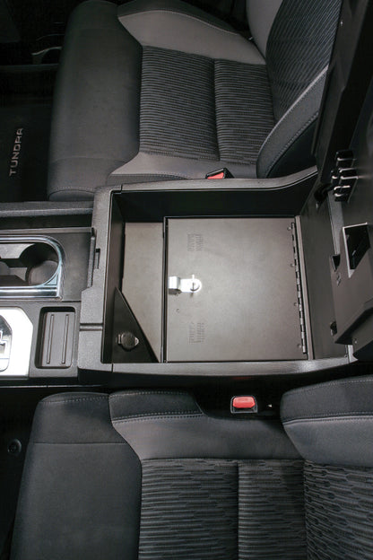 Tuffy Console Safe W/ Combo Lock For Toyota Tundra W/ Flow Thru Console