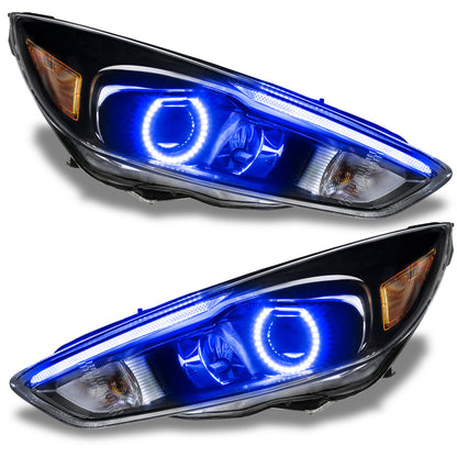 Oracle 15-17 Ford Focus RS/ST DRL Upgrade w/ Halo Kit - ColorSHIFT w/ BC1 Controller