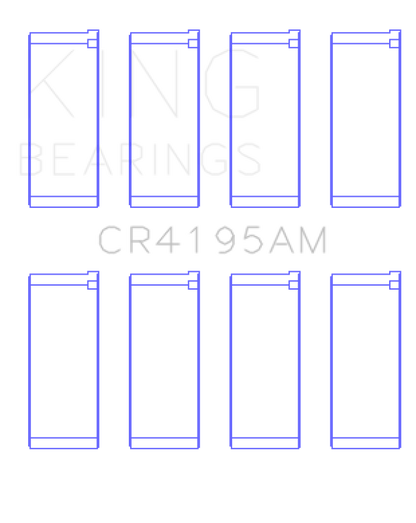 King Engine Bearings Chrysler 420A Connecting Rod Bearing Set - Size STD