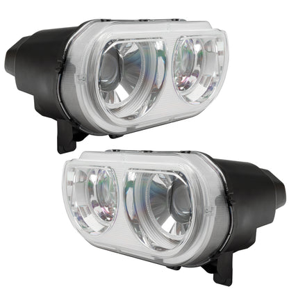 Oracle 08-14 Dodge Challenger SMD HL (HID Style) - ColorSHIFT Dynamic
