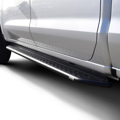 Westin 19-23 Chevrolet/GMC Silverado/Sierra 1500 Crew Cab Outlaw Nerf Step Bars - Textured Black