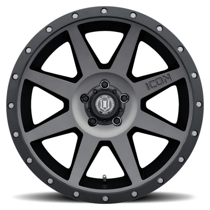 ICON Rebound 20x9 / 6x5.5 / 16mm / 5.625in BS Titanium Wheel
