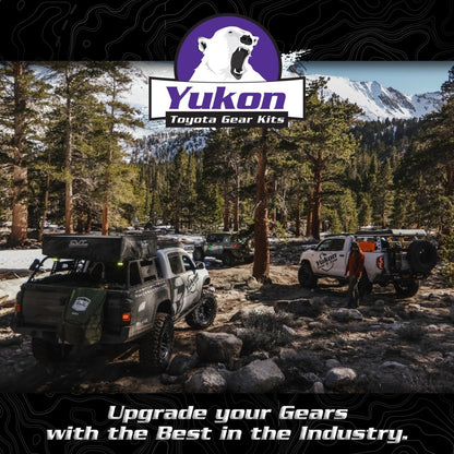 Yukon Gear Ring & Pinion Gear Kit Front & Rear for Toyota 8/8IFS Diff (w/Factory Locker) 4.11 Ratio