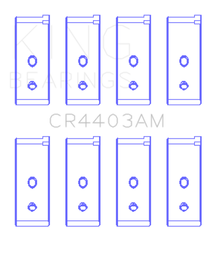 King Engine Bearings Austin/MG B-Series (Size Standard) Connecting Rod Bearing Set