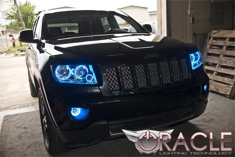 Oracle Jeep Grand Cherokee 11-13 Triple Halo Kit - ColorSHIFT