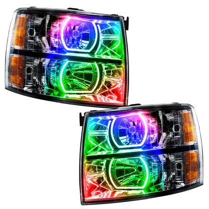 Oracle 07-13 Chevrolet Silverado SMD HL - Black - Square Style - w/o Controller