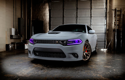 Oracle 15-21 Dodge Charger RGB+W DRL Headlight DRL Upgrade Kit - ColorSHIFT