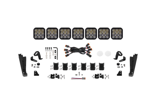 Diode Dynamics Kuat DEK 47in Wide Upgrade Kit 7-Pod SS5 Sport - White Driving