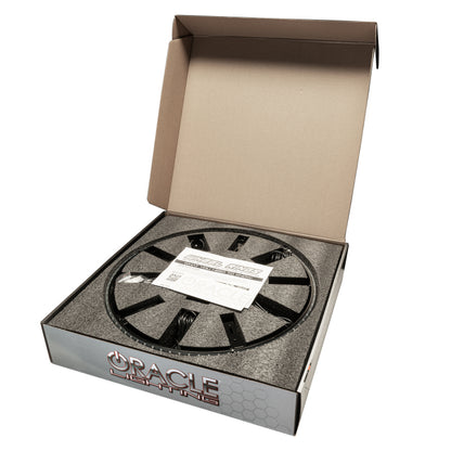 Oracle LED Illuminated Wheel Rings - Aqua