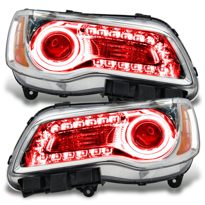 Oracle 11-14 Chrysler 300C SMD HL - Chrome - NON HID - DRL w/ Simple Controller