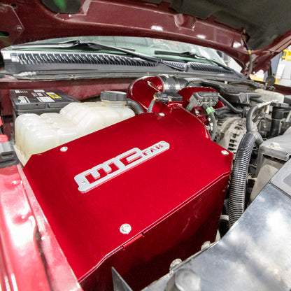 Wehrli 06-07 Duramax LBZ 4in. Intake Kit w/ Air Box - WCFab Grey