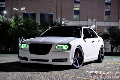 Oracle 11-19 Chrysler 300C DRL Upgrade w/ Halo Kit - ColorSHIFT w/ 2.0 Controller