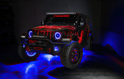 Oracle LED Illuminated Wheel Rings - Double LED - Blue