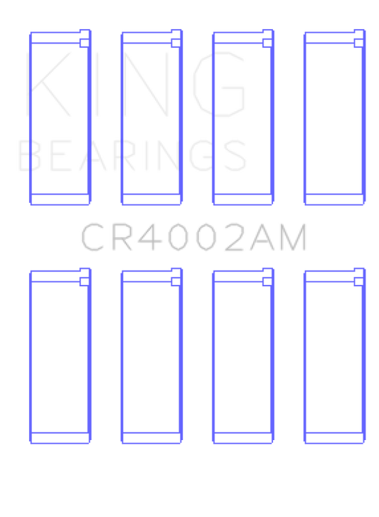 King Ford/Kia/Mazda DOHC 16 Valve/SOHC 16 Valve/SOHC 8 Valve Rod Bearing Set - Size STD