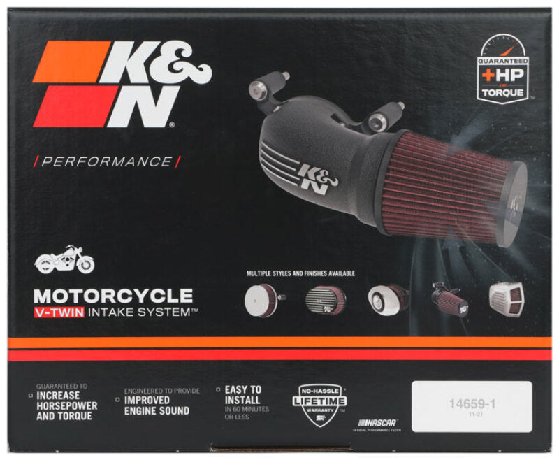 K&N FIPK H/D Touring Models 2017-2018 BLACK Performance Air Intake System