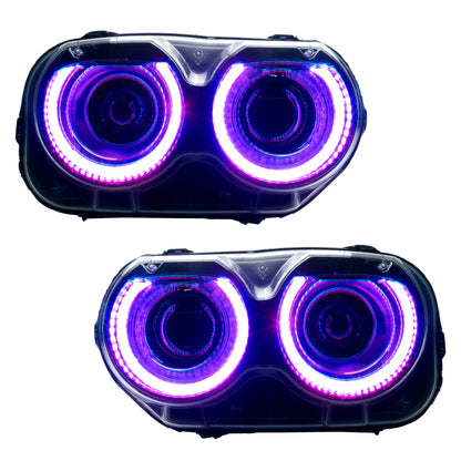 Oracle Dodge Challenger 15-21 Halo Kit - ColorSHIFT w/ Simple Controller