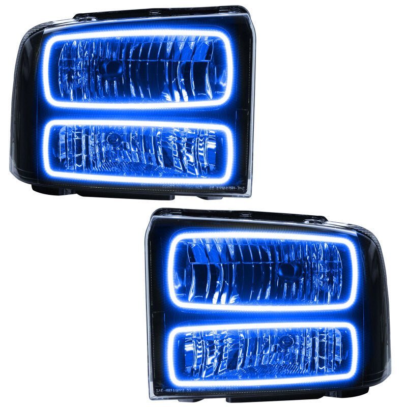 Oracle 05-07 Ford F-250/350 SMD HL - Black - ColorSHIFT w/ 2.0 Controller