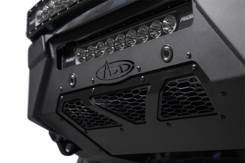 Addictive Desert Designs 2023+ Ford Super Duty HoneyBadger Front Bumper w/ Top Hoop