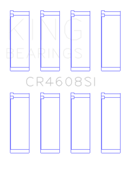 King Engine Bearings Toyota 2ZZ-GE Connecting Rod Bearing Set (Set of 4) - Size STD