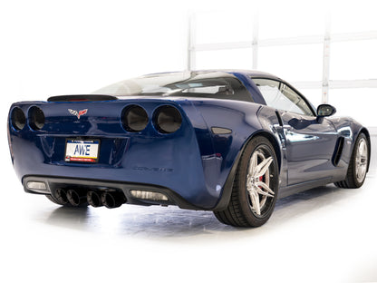 AWE Tuning C6 Chevrolet Corvette Z06/ZR1 Track Edition Axle-Back Exhaust w/ Diamond Black Tips