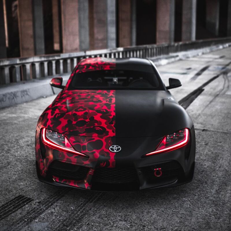 Oracle 20-21 Toyota Supra GR RGB+A Headlight DRL Upgrade Kit - ColorSHIFT
