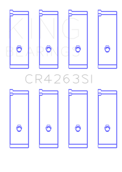 King Engine Bearings Toyota 1ZZ-FE Rod Bearing Set - Size STD