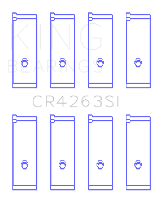 King Engine Bearings Toyota 1ZZ-FE Rod Bearing Set - Size +.25mm