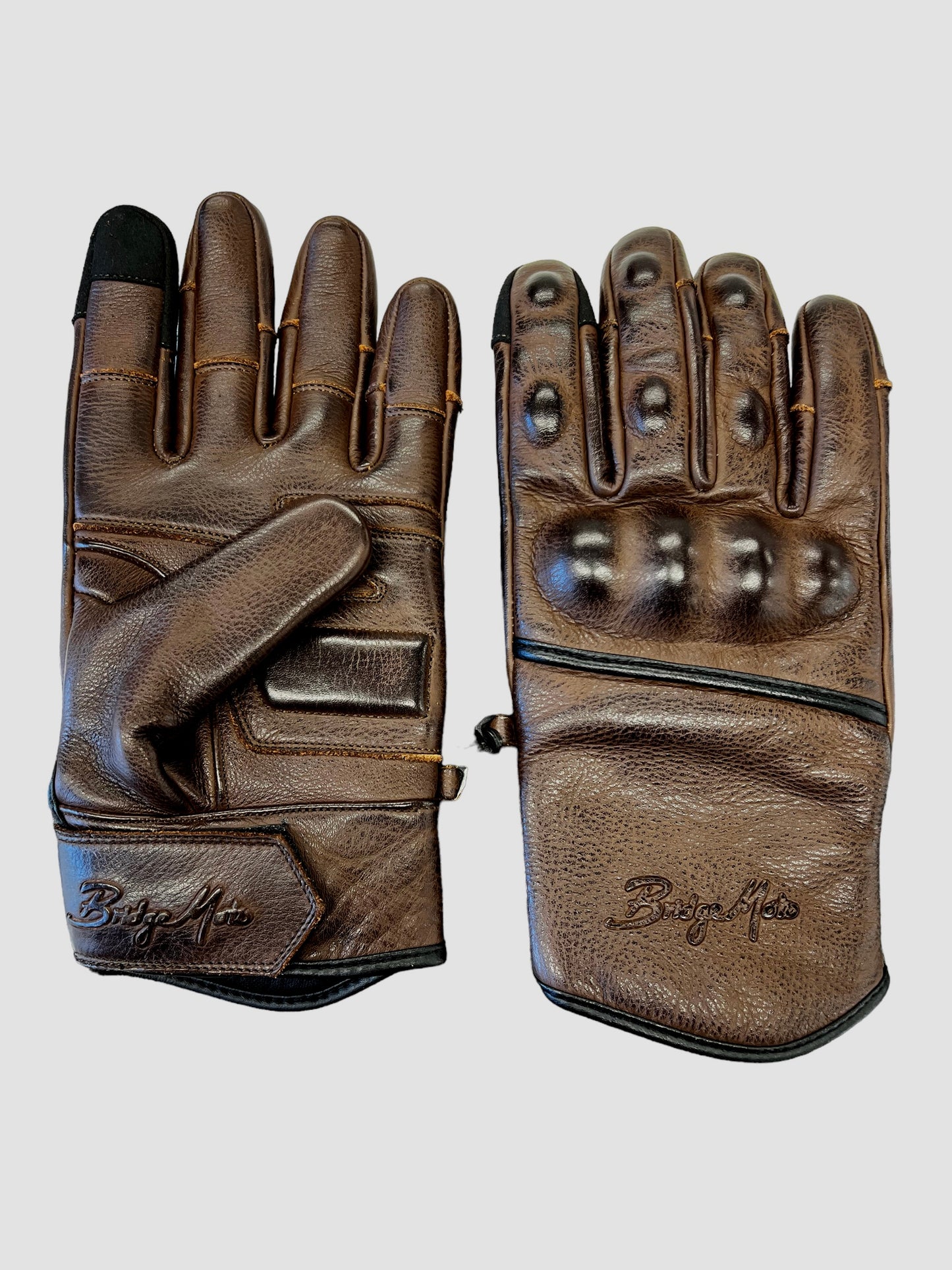 Tabacco Leather Café Rider Gloves