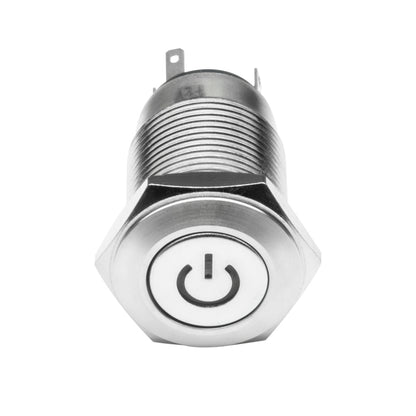 Oracle Power Symbol On/Off Flush Mount LED Switch - Green