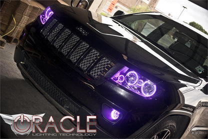 Oracle Jeep Grand Cherokee 11-13 Triple Halo Kit - ColorSHIFT w/o Controller