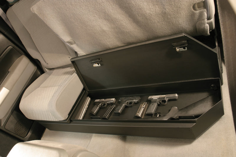 Tuffy 07-21 Toyota Tundra Double Cab Underseat Lockbox W/ Combo Lock