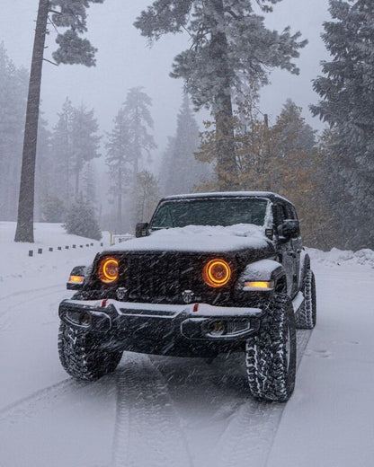 Oracle Jeep Wrangler JL/JT 7in. High Powered LED Headlights (Pair) - w/ BC1 Controller