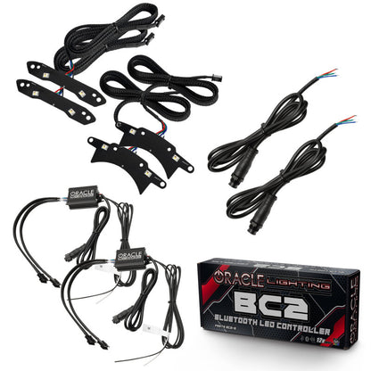Oracle 15-21 Dodge Challenger RGB+W Headlight DRL Upgrade Kit - ColorSHIFT - BC1