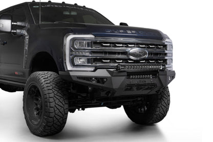 Addictive Desert Designs 2023+ Ford Super Duty HoneyBadger Front Bumper w/ Top Hoop