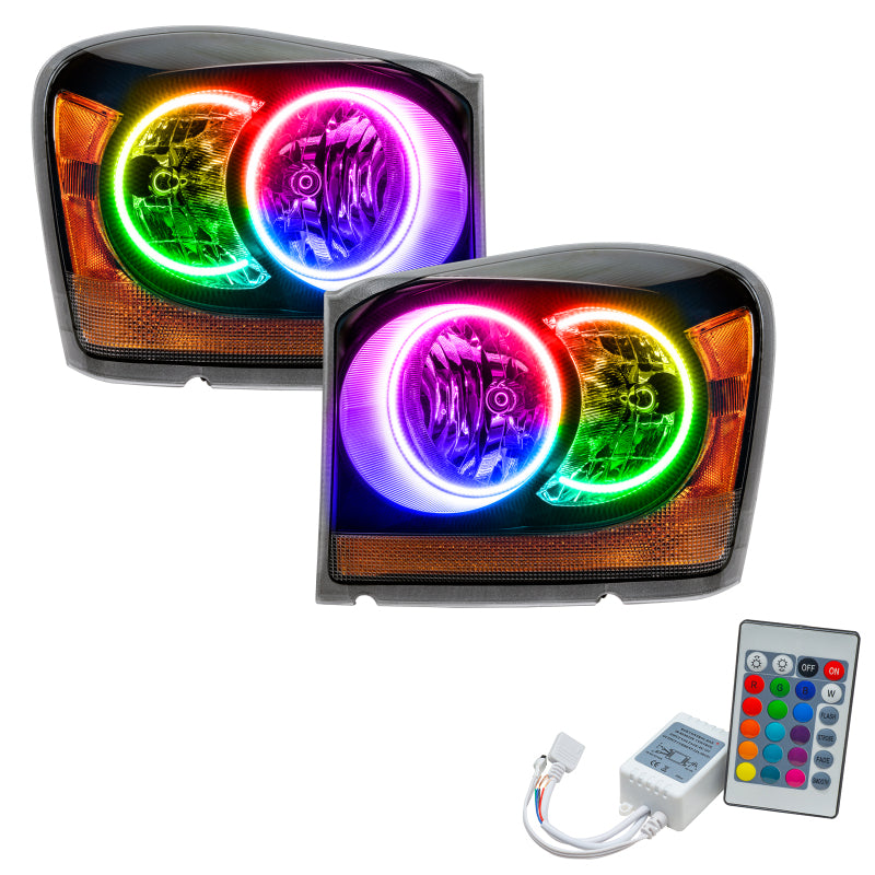 Oracle 04-06 Dodge Durango SMD HL - Black - ColorSHIFT w/ Simple Controller