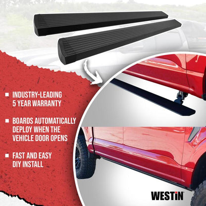 Westin 19-24 Ford Ranger SuperCrew Pro-e Electric Running Boards - Textured Black