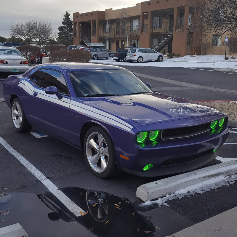 Oracle Dodge Challenger 08-14 Halo Kit (ProjectorHL) - ColorSHIFT w/o Controller