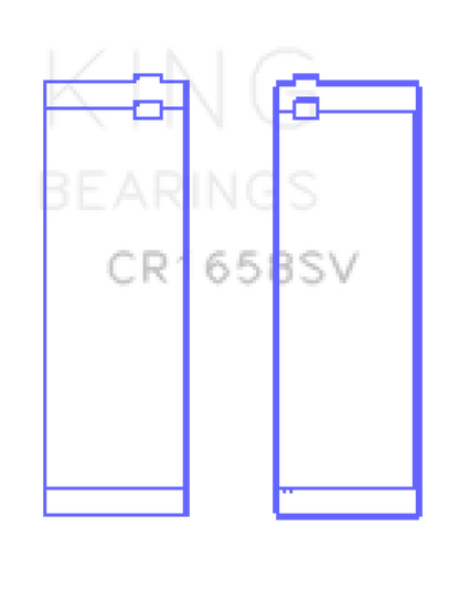 King Engine Bearings BMW N47 D20 A/N47S D20 D Sputter Replacement Connecting Rod Bearing Set