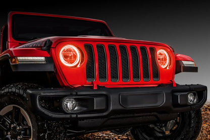 Oracle Jeep Wrangler JL/JT LED Surface Mount Headlight Halo Kit - w/ Simple Controller