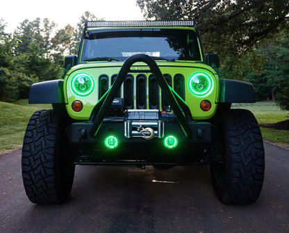 Oracle Jeep Wrangler JK 07-18 LED Waterproof Fog Light Kit - ColorSHIFT