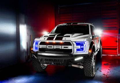 Oracle 15-17 Ford F-150 Headlight DRL Upgrade Kit - ColorSHIFT w/ BC1 Controller