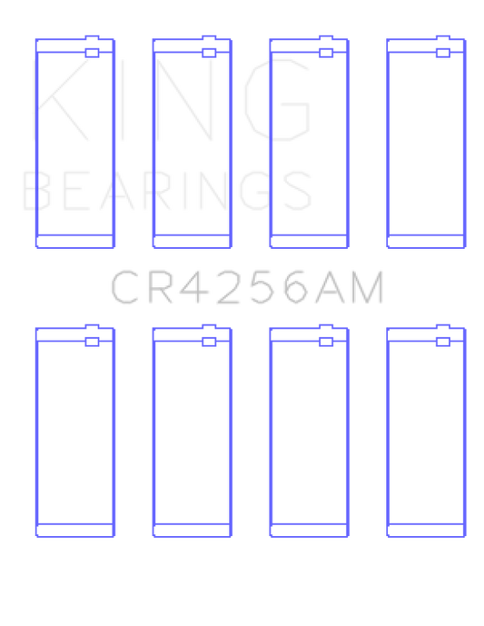 King Chrysler 148/148 Turbo DOHC 16V / Jeep 148 DOHC 16V (Size +0.50) Rod Bearing Set