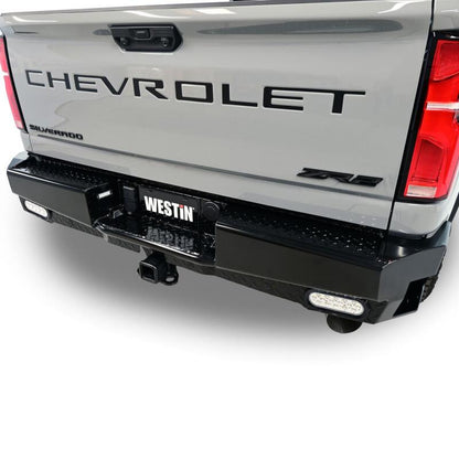 Westin 19-20 Chevy Silverado 1500 HDX Bandit Rear Bumper - Black