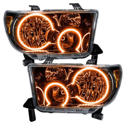 Oracle 07-11 Toyota Tundra Pre-Assembled Headlights - Black Housing - w/ 2.0 Controller