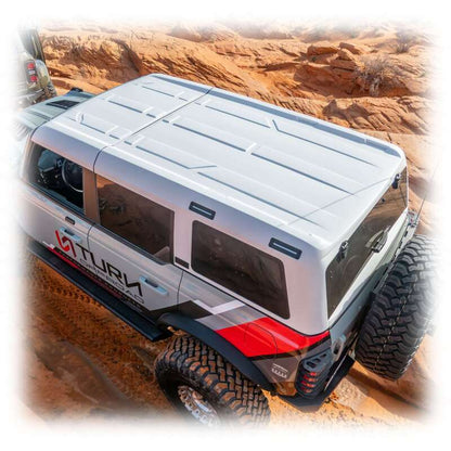Turn Offroad 21-26 Ford Bronco Hard Top (4 Door) White/Badge Delete
