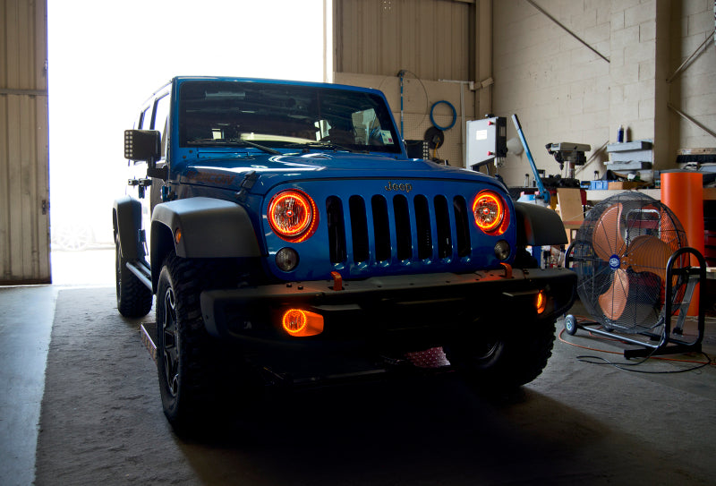 Oracle Jeep Wrangler 07-17 Halo Kit - ColorSHIFT w/o Controller